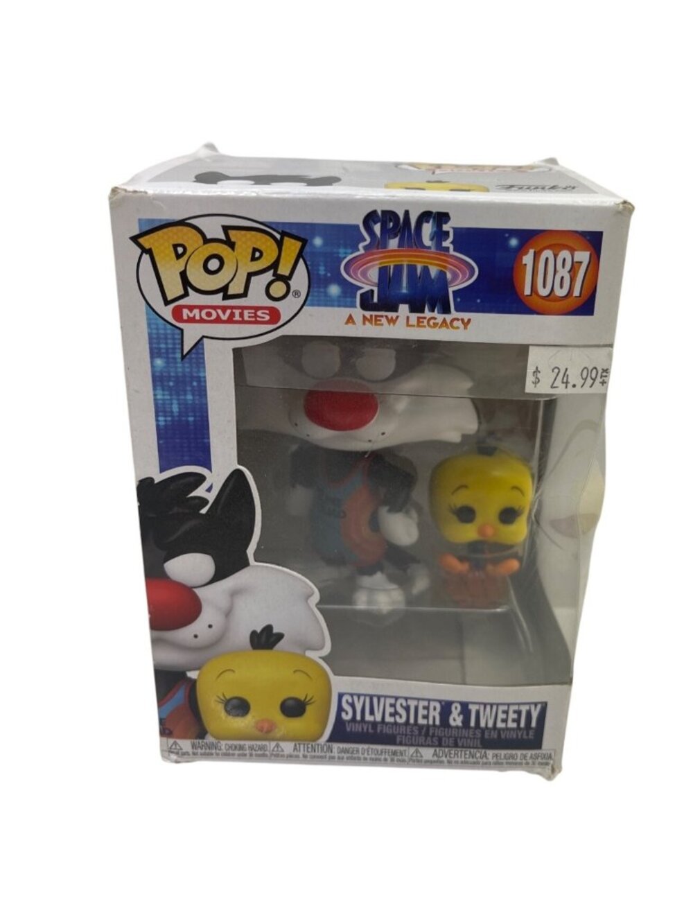Funko Pop! Movies Space Jam: A New Legacy Sylvester & Tweety Vinyl Figure #1087
